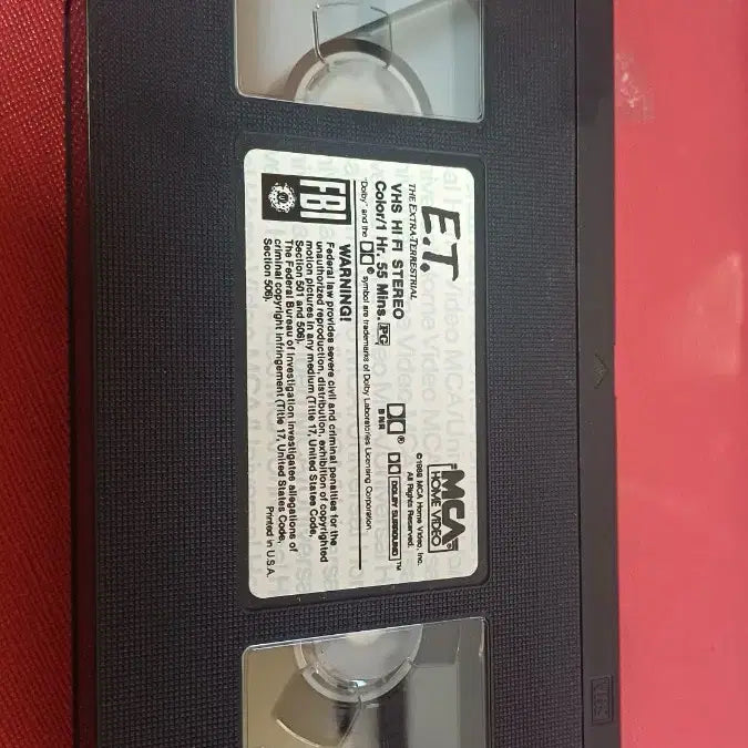 [BUNJANG] E.T. the Extra-Terrestrial VHS / E.T. 더 엑스트라 테레스트리얼 VHS