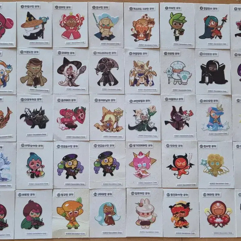 [BUNJANG] Cookierun Kingdom Sticker Collection - Series 1 Full Set, Series 2 &amp; 3 Partial / 쿠키런 킹덤 띠부씰 판매합니다 1탄 전종 2,3탄 일부