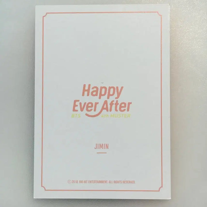 [BUNJANG] BTS Jimin Muster 4th Gen Photocard Binder Album / 방탄 지민 머스터 4기 포토 바인더 앨범 포카