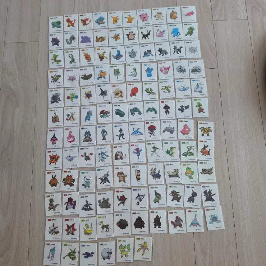 [BUNJANG] Pokemon Sticker Collection - Season 1 (116/139) / 포켓몬 띠부씰 시즌1  139종중 116종 일괄판매합니다