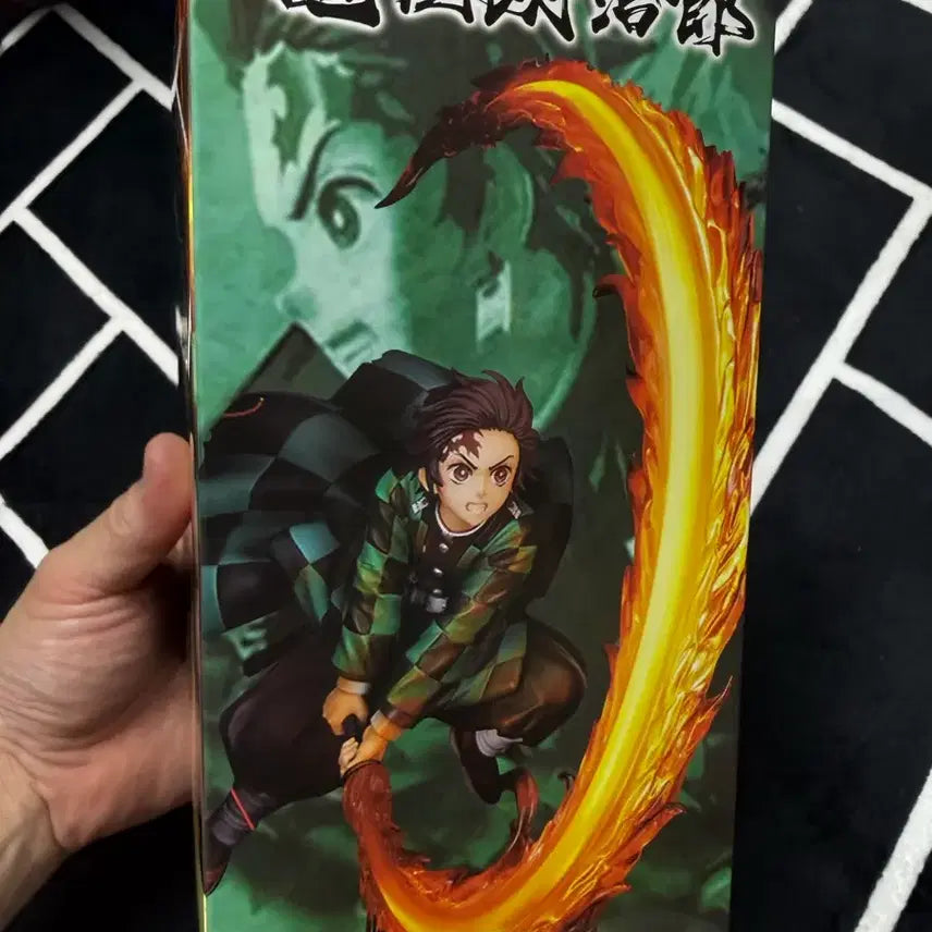 [BUNJANG] Demon Slayer Tanjiro Kamado Flame Effect Figure (Sealed) / 귀멸의 칼날 탄지로 피규어 불꽃파츠 미개봉 새상품