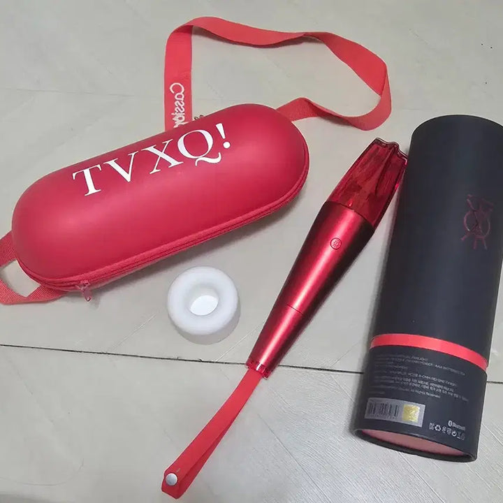 [BUNJANG] TVXQ! Official Light Stick Set with Bag, Stand, and Batteries / 동방신기 응원봉+가방+거치대+건전지