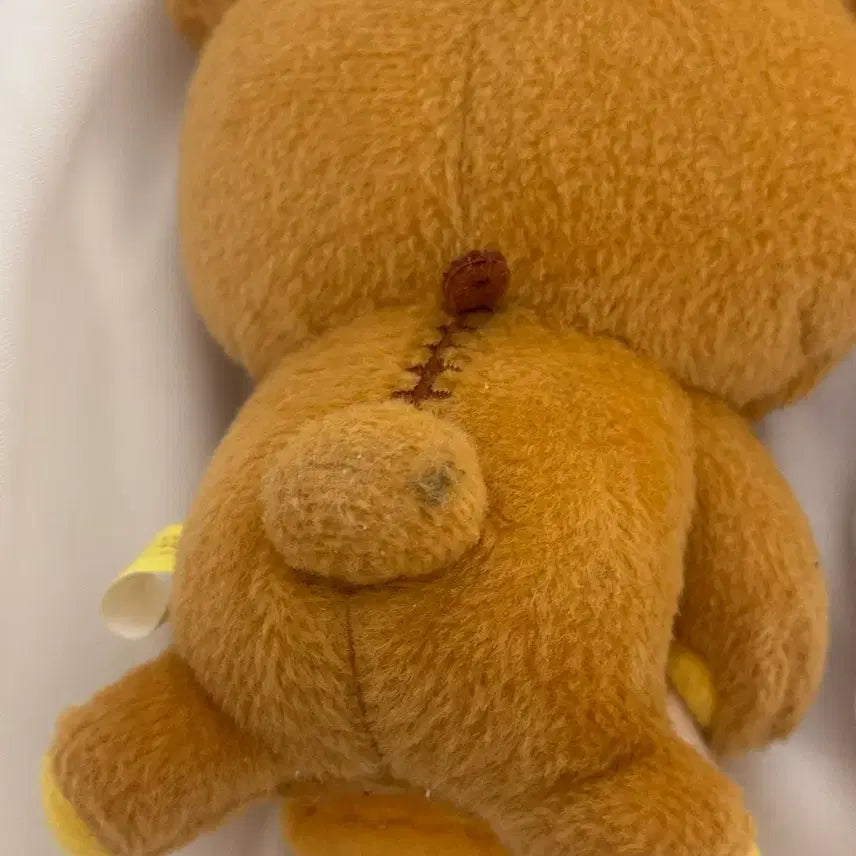 [BUNJANG] Rilakkuma Classic Hotcake Plush Keychain / 리락쿠마 핫케이크 고전 인형 키링