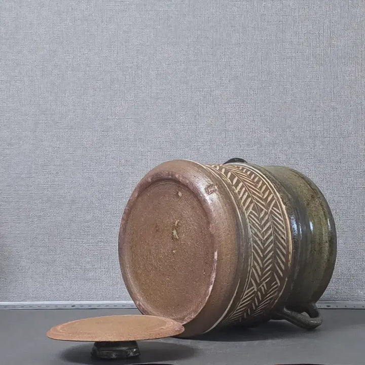 [BUNJANG] Docheon Cheon Han-bong Celadon Tea Utensil Water Jar / 도천 천한봉 차도구 수지