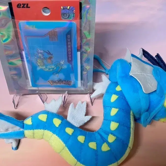 [BUNJANG] Pokemon 30th Anniversary Limited Edition EZL "Gyarados" Transit Card + Plush / 포켓몬 30주년 한정판 이즐(ezl) "갸라도스" 교통카드 + "인형" + "사은품 증정"