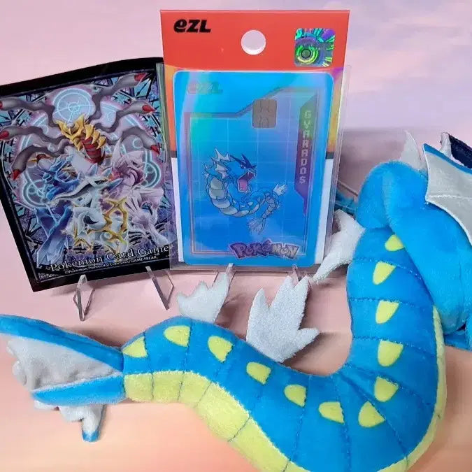 [BUNJANG] Pokemon 30th Anniversary Limited Edition EZL "Gyarados" Transit Card + Plush / 포켓몬 30주년 한정판 이즐(ezl) "갸라도스" 교통카드 + "인형" + "사은품 증정"