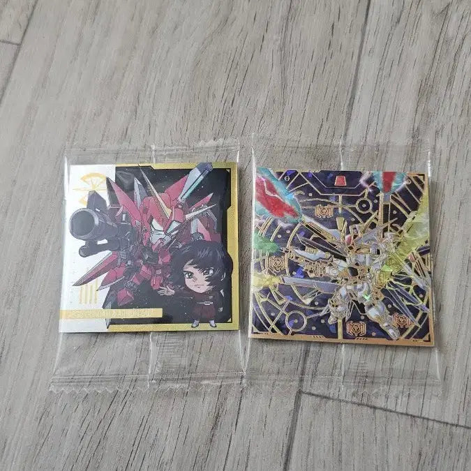 [BUNJANG] Gundam Wafer Seal Aegis Gundam R, Freedom Gundam R / 건담 웨하스 씰 이지스건담r 프리덤mr 판매합니다