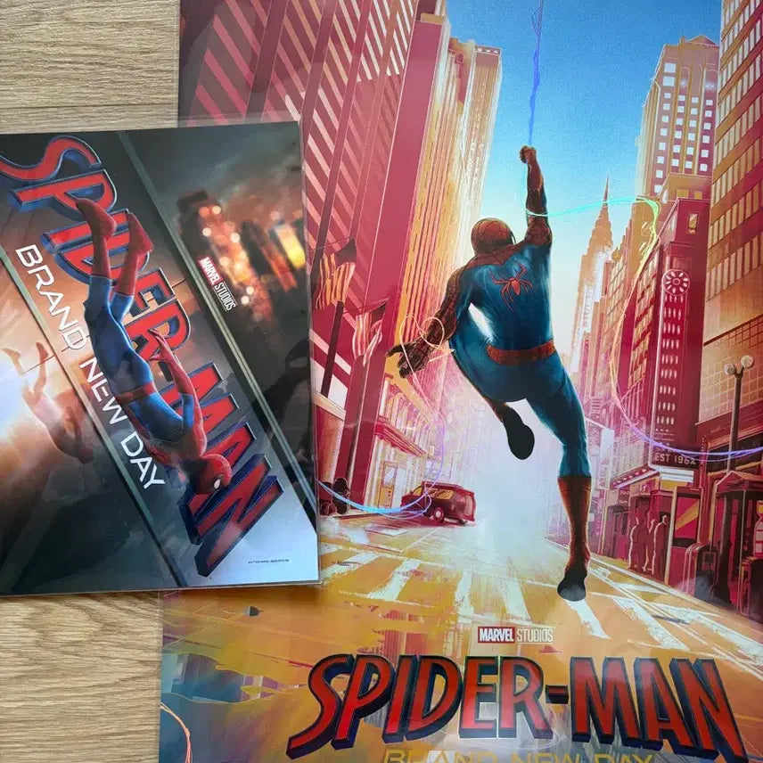 [BUNJANG] Spider-Man: Brand New Day Signature Art Card &amp; Poster / 스파이더맨 브랜드 뉴데이 시그니처아트카드,광음포스터