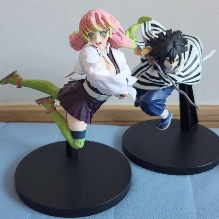 [BUNJANG] Demon Slayer Vibration Iguro Obanai &amp; Kanroji Mitsuri Bundle Set Figures / [일괄] 귀칼 바이브레이션 이구로 오바나이, 칸로지 미츠리 피규어 판매