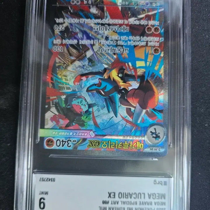 [BUNJANG] 2026 Pokemon Mega Lucario EX Special Art Graded 9 Mint / 2026 포켓몬 메가 루카리오 EX 스페셜 아트 9등급 민트