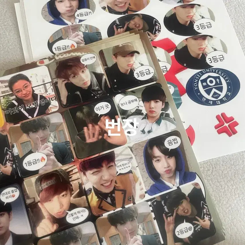 [BUNJANG] BTS Jungkook Study Motivation Sticker Set (10 Sheets) / 방탄소년단 BTS 정국 공부자극 스티커 10장