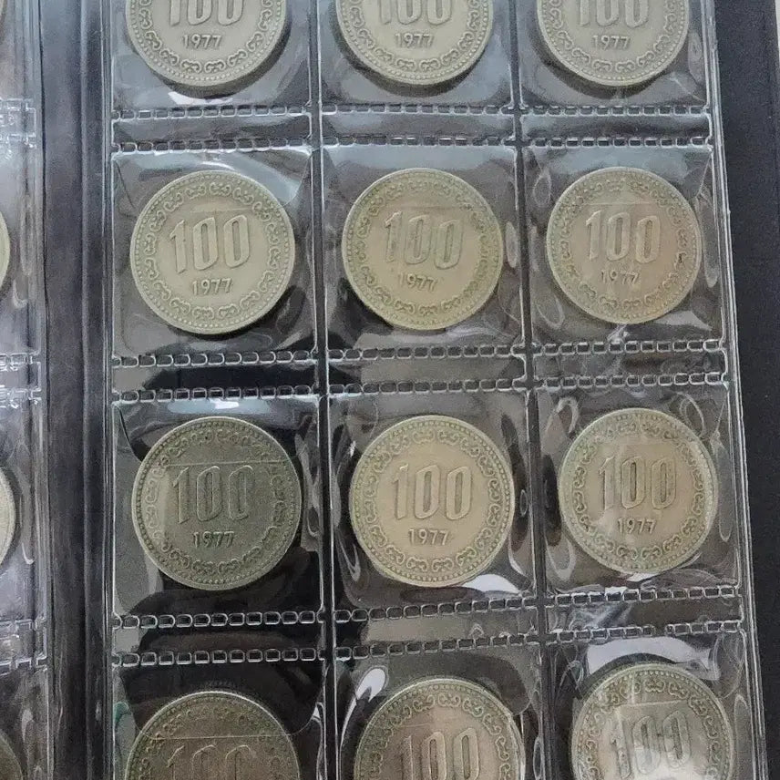[BUNJANG] 1977 100 Won Coin Bundle (120 pcs) / 1977년 100주 120개 책자
