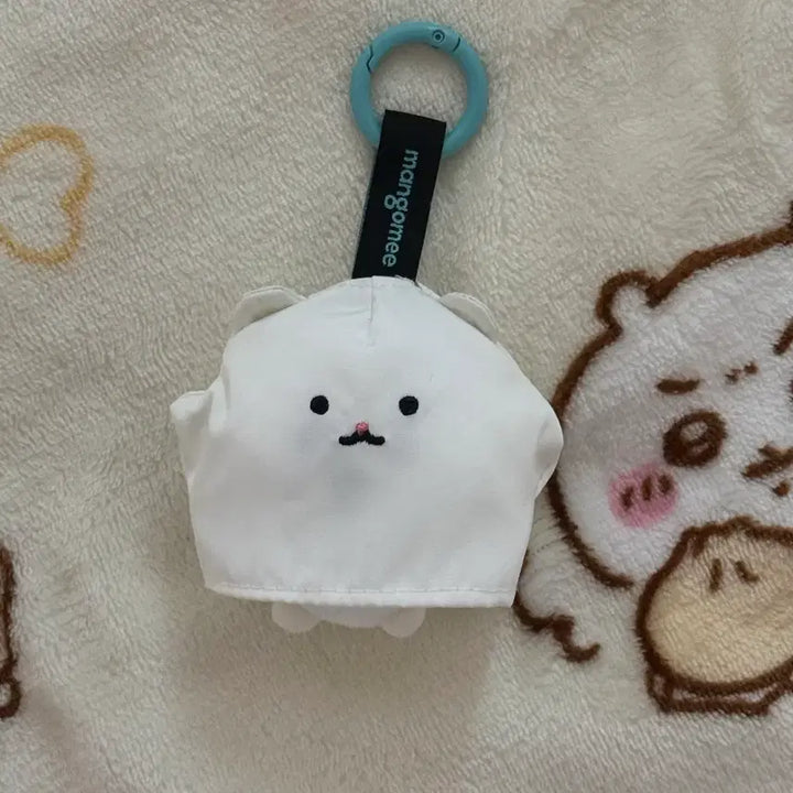 [BUNJANG] Mang Ggom Halloween Glow-in-the-Dark Plush Keychain (Hamster) / 망그러진곰 망곰 할로윈 야광 인형 키링 햄터