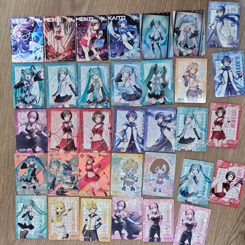 [BUNJANG] KAYOU Vocaloid Trading Card Bundle Set / 미쿠 KAYOU 보컬로이드 카드  포카일괄 판매 린 렌 루카 카이토 메이코