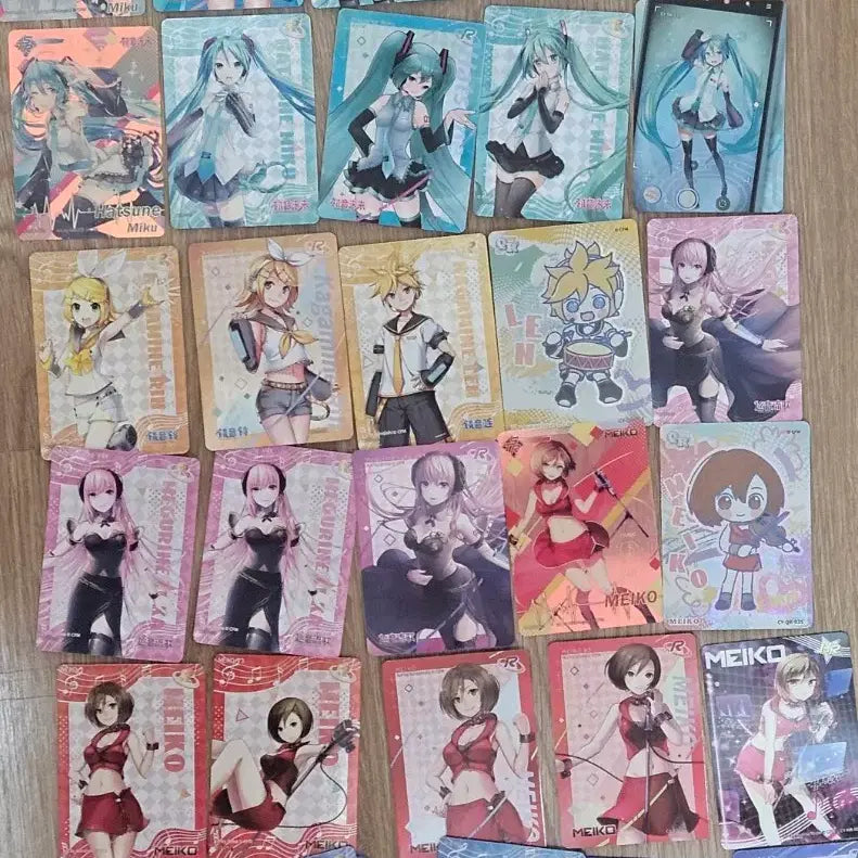 [BUNJANG] KAYOU Vocaloid Trading Card Bundle Set / 미쿠 KAYOU 보컬로이드 카드  포카일괄 판매 린 렌 루카 카이토 메이코