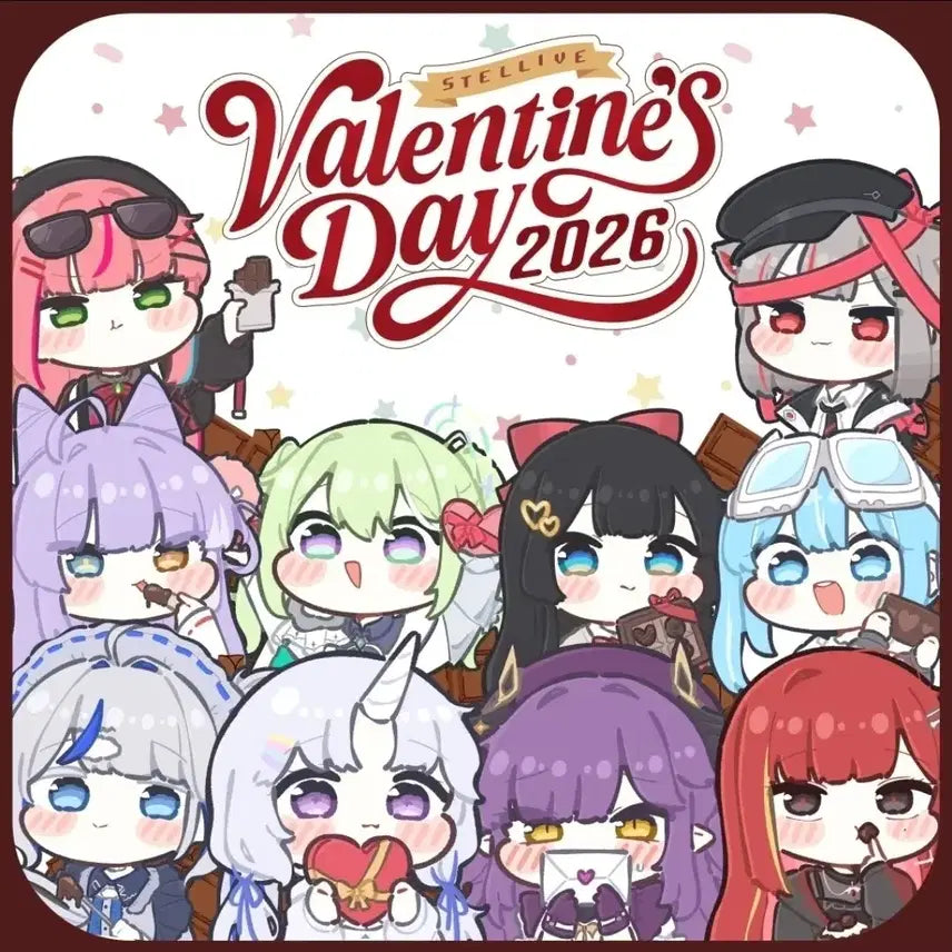 [BUNJANG] StrayLive 2026 Valentine Mug Set, Keycap &amp; Sticker Collection / 스텔라이브 2026 발렌타인 머그컵세트,키캡&amp;띠부띠부씰