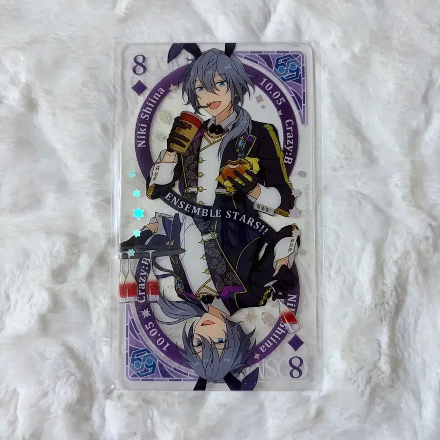 [BUNJANG] Ensemble Stars! Blossom Trump Card Vol. 1 Shiina Niki Crazy:B Acrylic Clear Card / 앙스타 블라썸 트럼프 카드 1탄 시이나 니키 크레이지비 아크릴 클리어카드