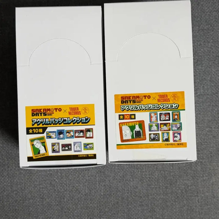[BUNJANG] Sakamoto Days Tower Records Badge Set 1 &amp; 2 Nagumo Natsuki Acrylic Figure Plush Keychain Bundle / 사카모토데이즈 타워레코드 뱃지 풀박스 1탄 2탄 일괄 나구모나츠키신아크릴피규어누이인형키링