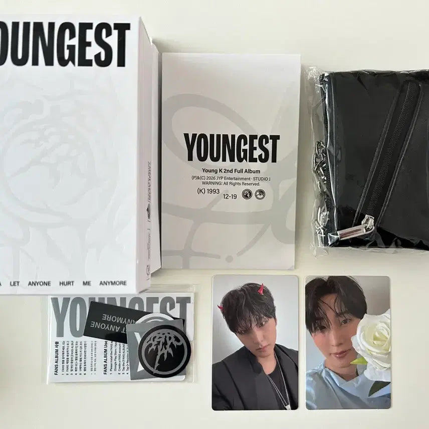 [BUNJANG] Young K YOUNGEST Wallet &amp; Keyring Ver. Photocard Holder / 데이식스 영케이 YOUNGEST [Wallet &amp; Keyring ver.]