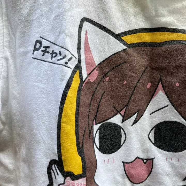 [BUNJANG] The Idolmaster Cinderella Girls Maekawa Miku Graphic T-Shirt / [M] 아이돌마스터 신데렐라 걸즈 마에카와 미쿠 그래픽 반팔 티셔츠