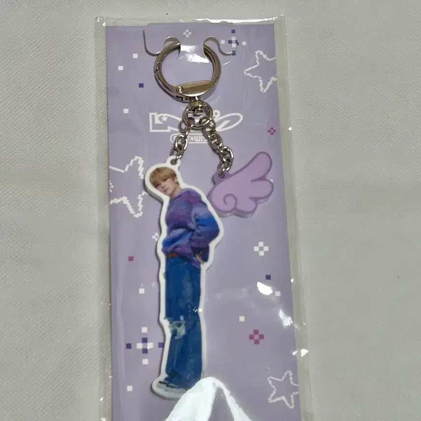[BUNJANG] NCT WISH Japan Tour Login MD Wing Keychain Sion Unsealed / 엔시티 위시 일본 투어 재팬 로그인 엠디 날개 키링 시온 키링 개봉