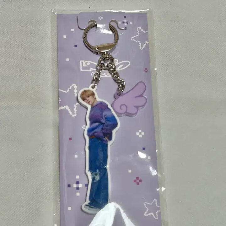 [BUNJANG] NCT WISH Japan Tour Login MD Wing Keychain Sion Unsealed / 엔시티 위시 일본 투어 재팬 로그인 엠디 날개 키링 시온 키링 개봉