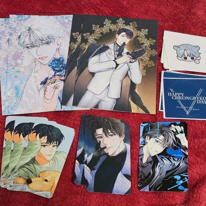 [BUNJANG] Demutjjeok Cheongrye Birthday Postcard, Photocard Bundle Set / 데못죽 청려 생일 엽서,포카