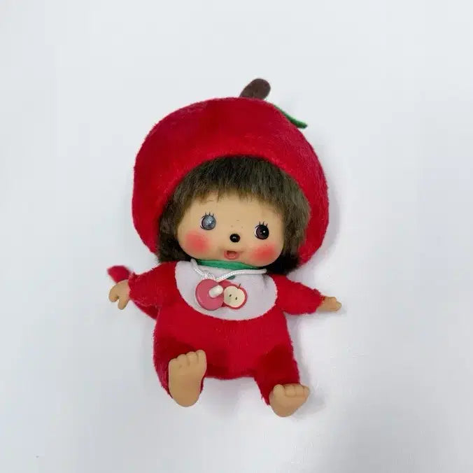 [BUNJANG] Apple Bebechichi Monchhichi Doll / 사과 베비치치 몬치치