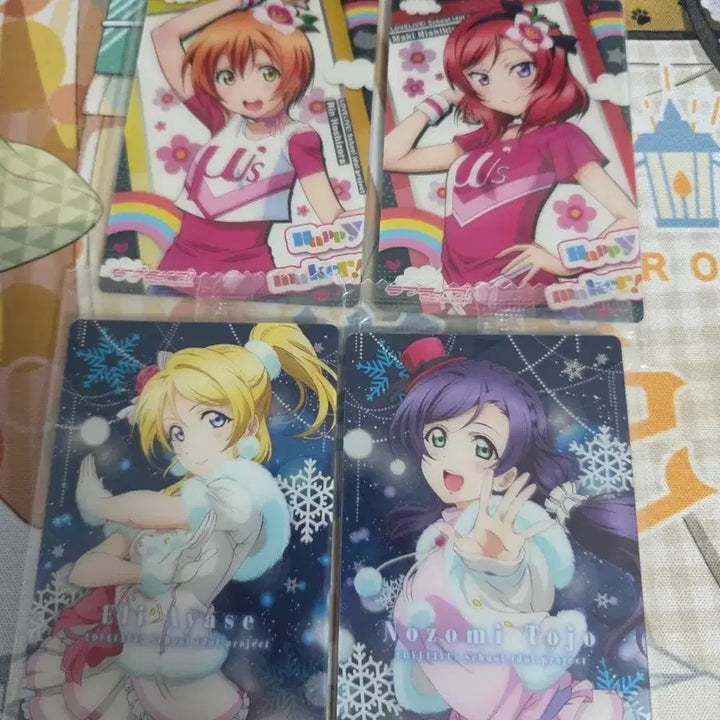 [BUNJANG] Love Live! Muse Wafer Photocard Bundle Set - Rin, Maki, Eri, Nozomi / 러브라이브 뮤즈 웨하스 포토카드 린 마키 에리 노조미 일괄