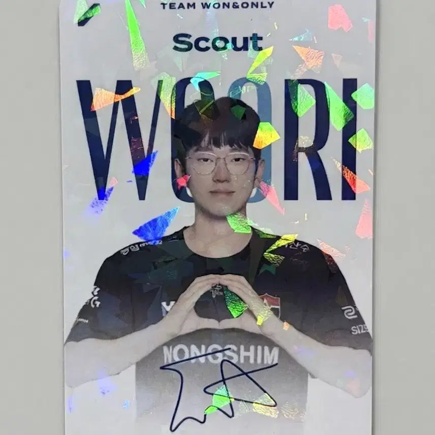 [BUNJANG] LCK Woori Bank Limited Edition Rare Photocard Scout / LCK 우리은행 한정판 희귀 포토카드 농심 스카웃 Scout