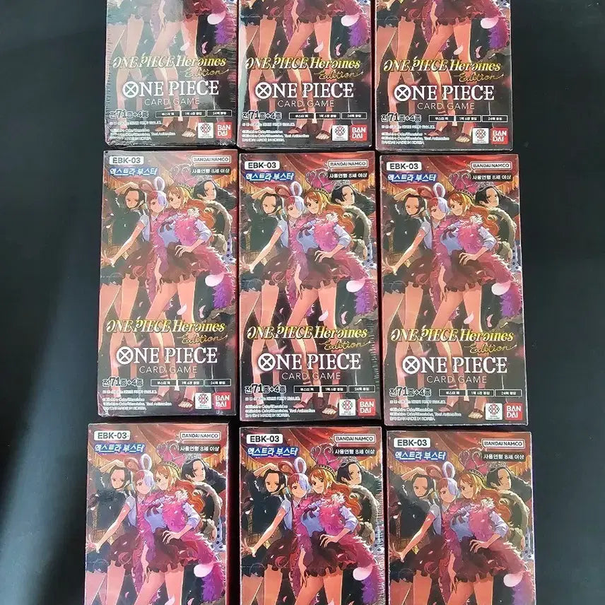 [BUNJANG] One Piece Card Game Extra Booster EBK-03 Heroines Bundle Set / 원피스 카드 게임 엑스트라 부스터 EBK-03 히로인즈 일괄판매합니다