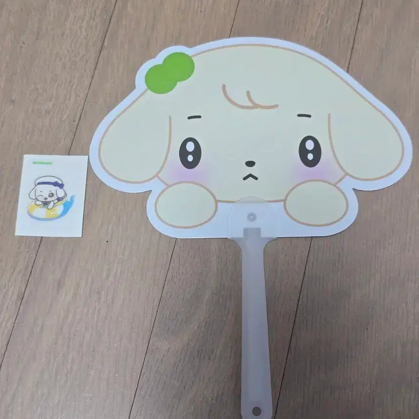 [BUNJANG] IVE Mini IVE Yujin Fan &amp; Sticker Set / 아이브 팝업 미니브 유진 안지 부채 띠부띠부씰 세트