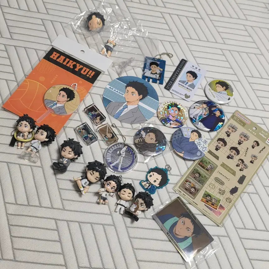 [BUNJANG] Haikyuu!! Akaashi Keiji Merchandise Bundle Set / (무료배송) 하이큐 아카아시 케이지 굿즈 일괄 [탈덕처분목적]