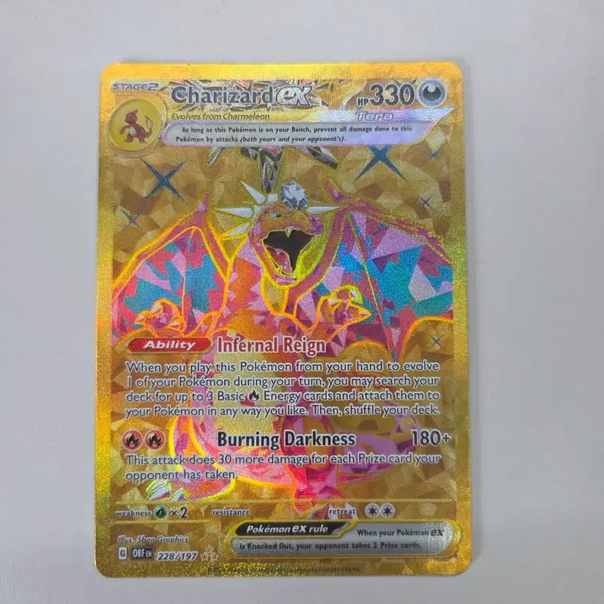 [BUNJANG] Charizard EX North American Edition Holo Foil Card / 리자몽 북미판