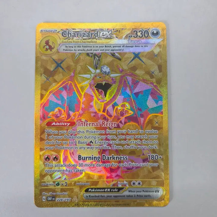 [BUNJANG] Charizard EX North American Edition Holo Foil Card / 리자몽 북미판
