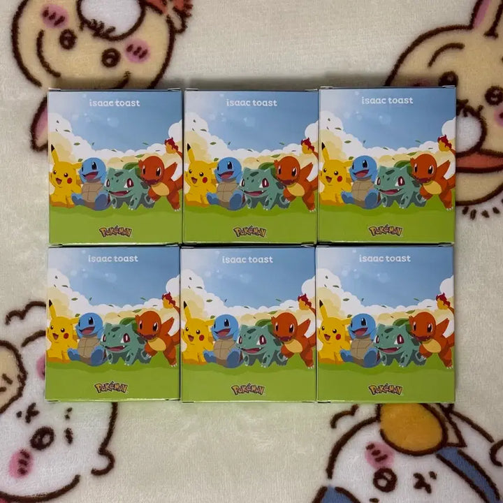 [BUNJANG] Pokemon Isaac Toast Badge Set / 포켓몬 이삭토스트 뱃지 6종 일괄 판매