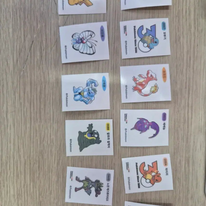 [BUNJANG] Pokemon Stickered Seal Bundle Set / 포켓몬 띠부씰 일괄 팝니다
