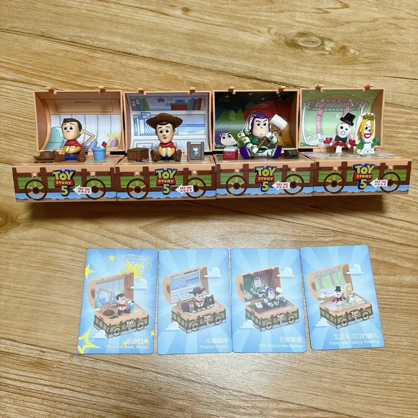 [BUNJANG] Pop Mart Toy Story 4-Figure Bundle Set / 팝마트 토이스토리 4종 일괄 판매