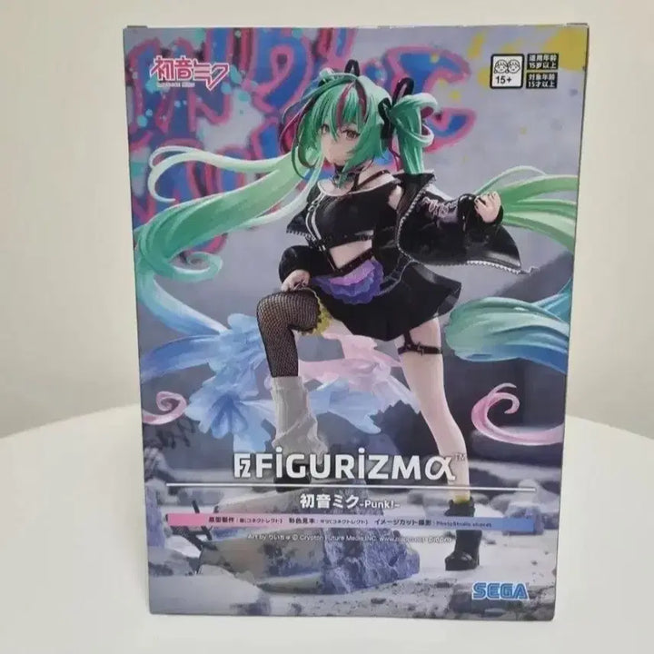 [BUNJANG] Sega Figuremism Hatsune Miku Punk Figure (Sealed) / [미개봉]세가 피규어리즘 하츠네 미쿠 펑크 punk 피규어