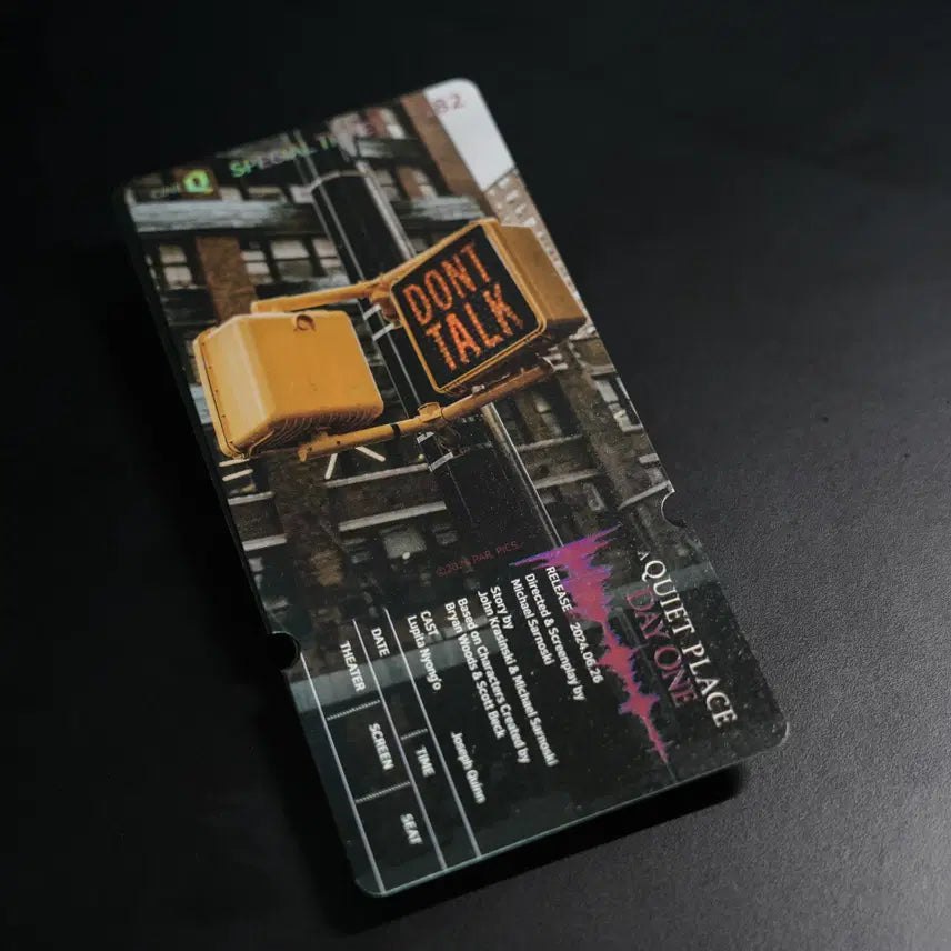 [BUNJANG] CineQ A Quiet Place Day One Special Ticket / 씨네큐 콰이어트 플레이스 첫째날 스페셜티켓
