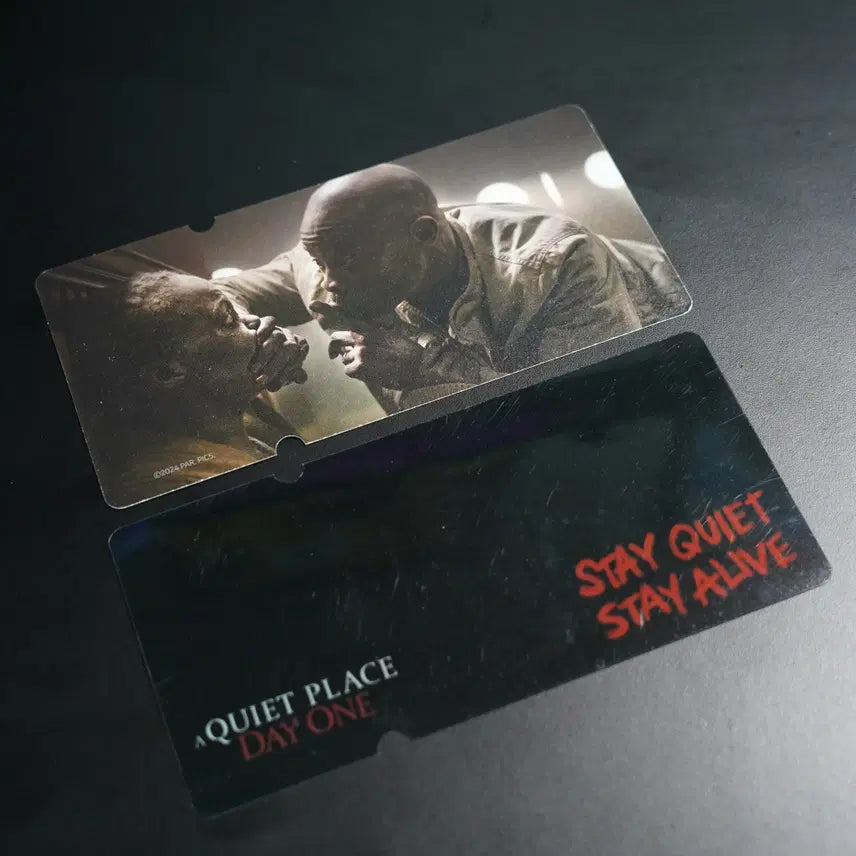 [BUNJANG] CineQ A Quiet Place Day One Special Ticket / 씨네큐 콰이어트 플레이스 첫째날 스페셜티켓