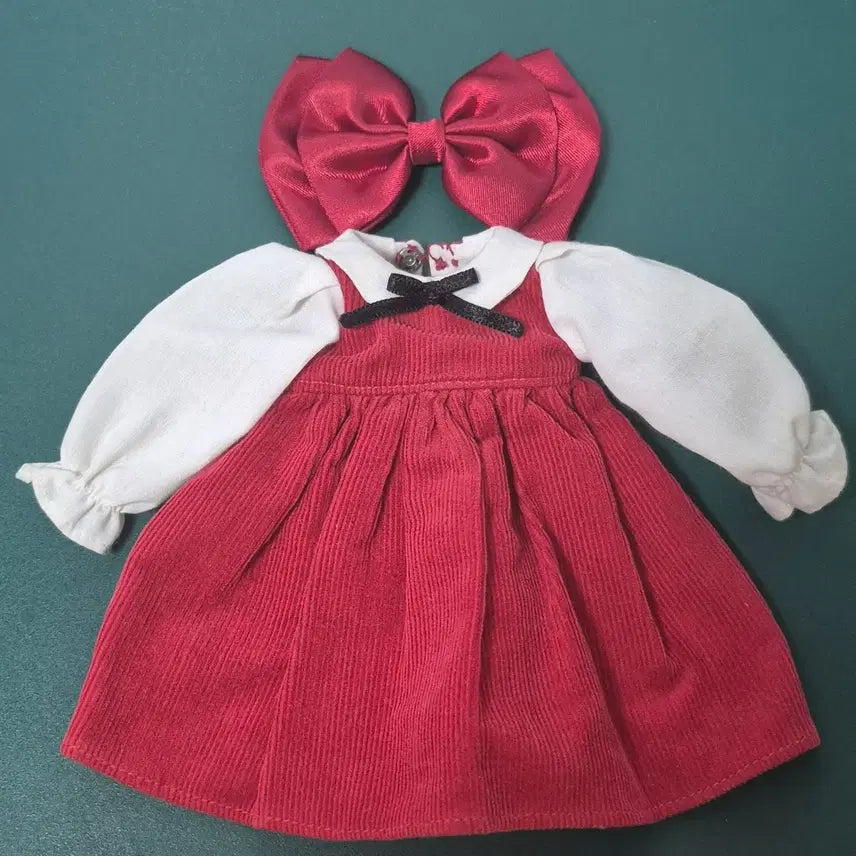 [BUNJANG] USD Corduroy Dress with Head Ribbon / USD 헤파이토스샵 코듀로이 원피스