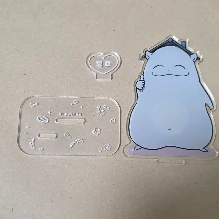 [BUNJANG] Wonroom Jogyonim Jibungnim Acrylic Stand (Unsealed) / 원룸조교님 지붕님 아크릴 스탠드 개봉O
