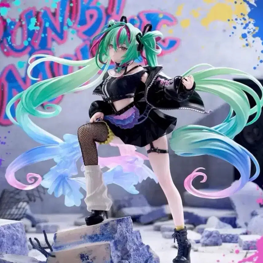 [BUNJANG] Sega Figure-ism Hatsune Miku Punk Ver. Figure / [미개봉] 세가 피규어리즘 하츠네 미쿠 펑크 하츠네미쿠 미소녀 피규어