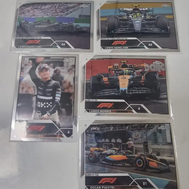 [BUNJANG] 2023 Topps Chrome F1 Base Cards / 2023 topps chrome 탑스 크롬 f1 베이스 카드