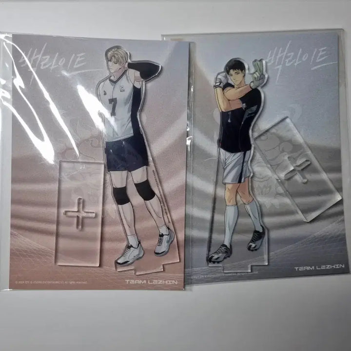[BUNJANG] Backlight Team Resin Acrylic Han Seo-in, Baek Young-woon / 백라이트 팀레진 아크릴 한서인 백영운