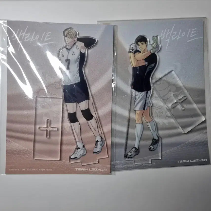 [BUNJANG] Backlight Team Resin Acrylic Han Seo-in, Baek Young-woon / 백라이트 팀레진 아크릴 한서인 백영운