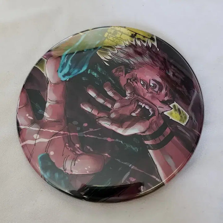 [BUNJANG] Jujutsu Kaisen Ryomen Sukuna Original Art Can Badge &amp; Straw Pick Bundle / 주술회전 료멘스쿠나 원화 캔뱃지, 주술회전카페 스쿠나 스트로우픽 일괄