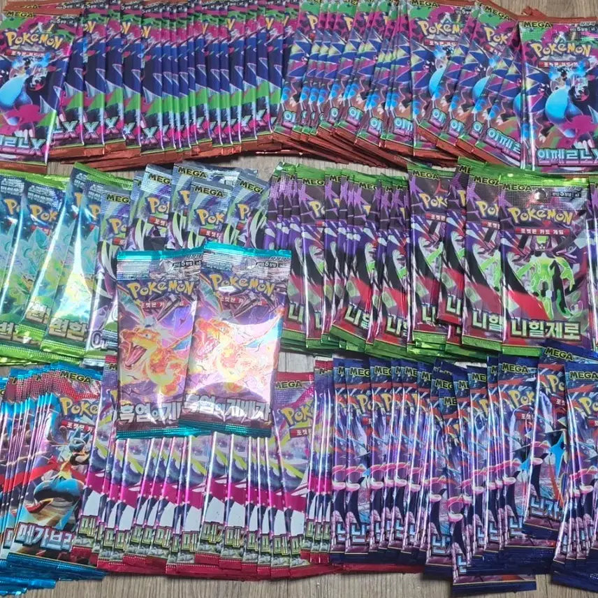 [BUNJANG] Pokemon Card Sealed 148 Pack Bundle Set / 포켓몬카드 미개봉 148팩 일괄판매
