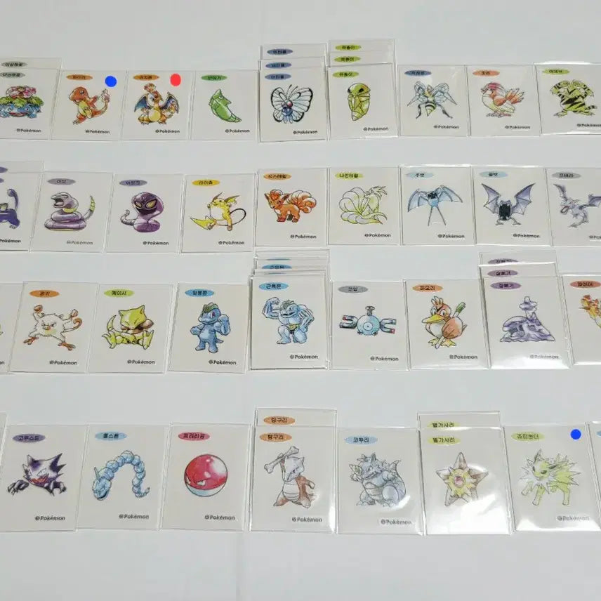 [BUNJANG] Pokemon 30th Anniversary Stickers / 포켓몬 띠부씰 판매&amp;교환 (시즌5, 아트워크)